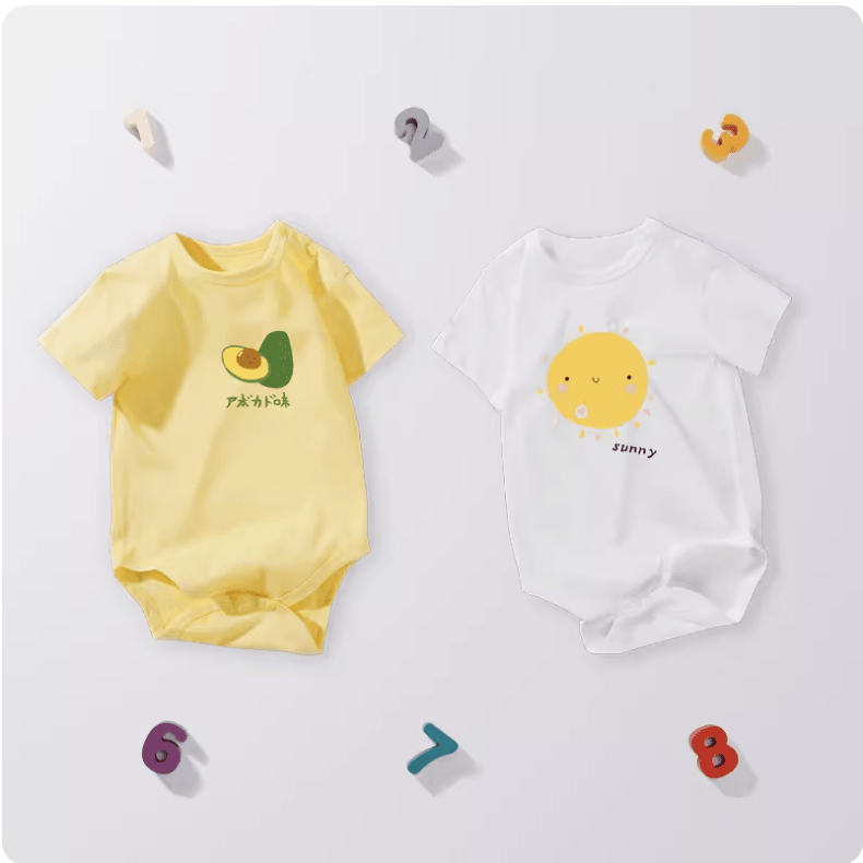 baby-boys 2-pack Short Sleeve Variety Onesies Bodysuits